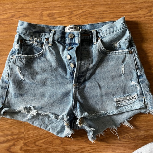 Agolde Parker Vintage Cut Off Short in Swapmeet - Picture 1 of 6